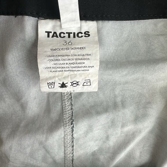 tactics mens gray black board shorts Size 36 - Picture 5 of 6